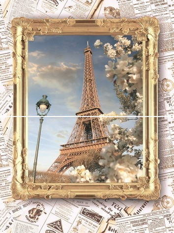 Newspapers Панно P2-2D130 30х40 (из 2-х пл.)