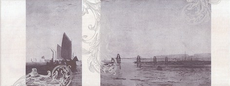 Ньюпорт Декор Корабли фиолетовый STG\\C208\\15010 15x40