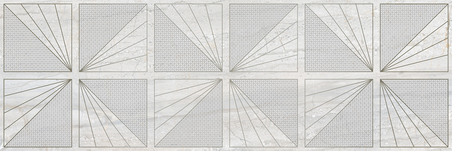 Moon Декор светло-серый 25х75