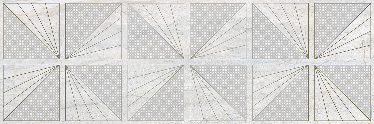 Moon Декор светло-серый 25х75