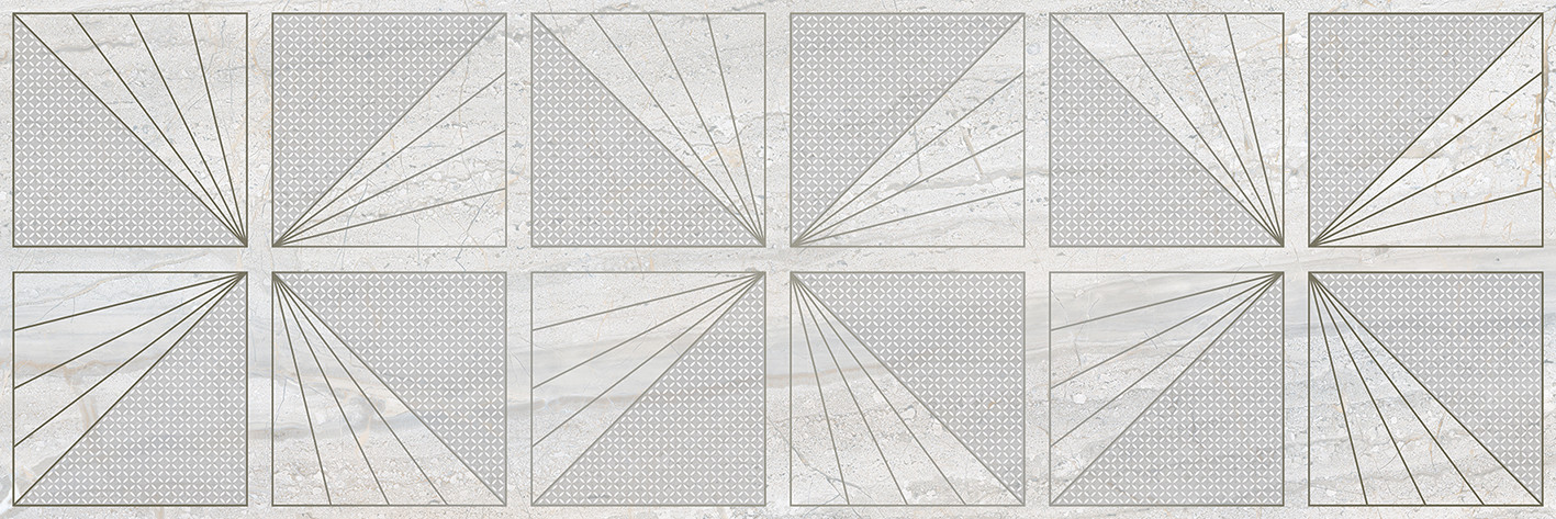 Moon Декор светло-серый 25х75