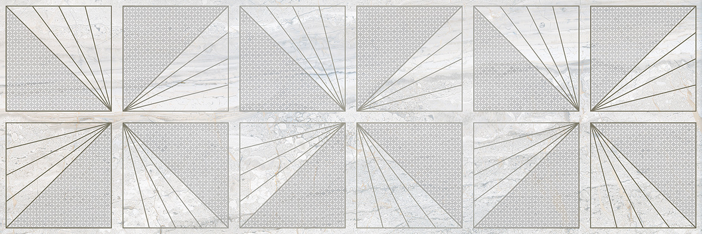 Moon Декор светло-серый 25х75