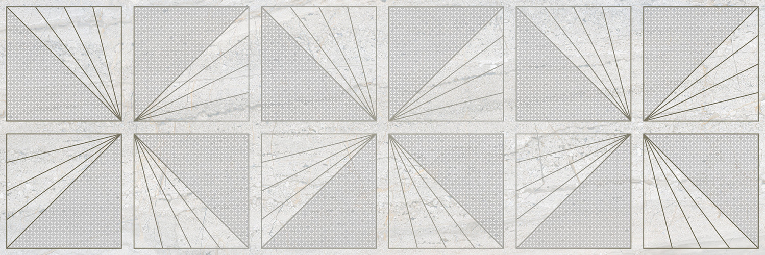 Moon Декор светло-серый 25х75