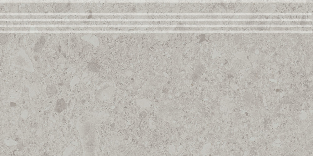 Чеппо ди Гре Ступень серый светлый матовый обрезной DD605820R\\GR 30x60