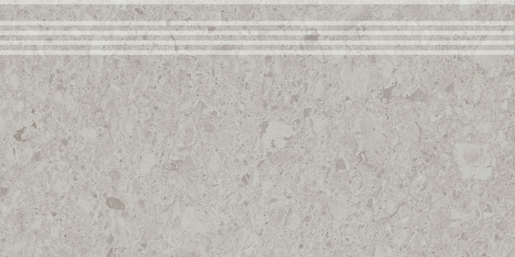 Чеппо ди Гре Ступень серый светлый матовый обрезной DD605820R\\GR 30x60