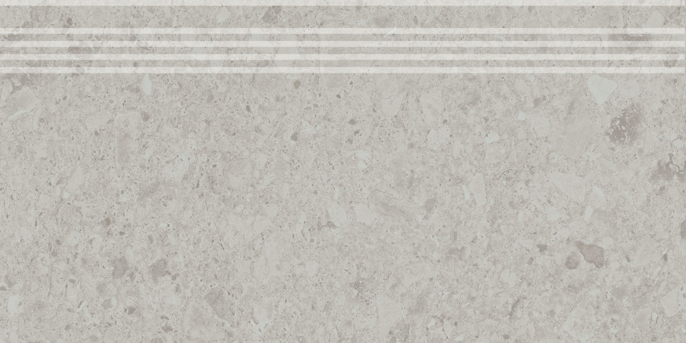 Чеппо ди Гре Ступень серый светлый матовый обрезной DD605820R\\GR 30x60