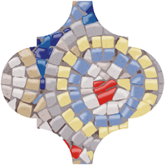 Арабески Майолика Декор Гауди OP\\A170\\65000 6,5х6,5