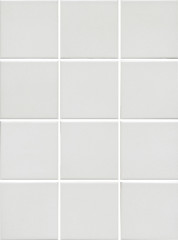 Агуста белый натуральный из 12 частей 1332 9,8х9,8