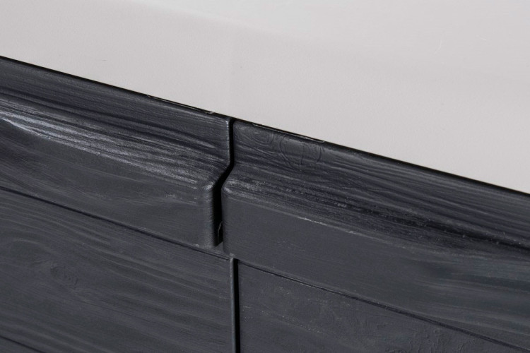 Уличная тумба TOOMAX 2х дверная глубокая WOODY'S XL (2 полки), антрацит