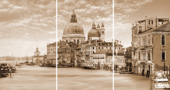Venice Панно стекло из 3-х плиток 75х40