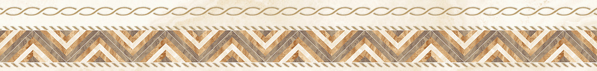 Prime Бордюр бежевый микс 6х50