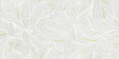 York Декор листья серо-бежевый 04-01-1-18-03-07-4137-3 30x60