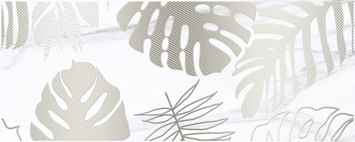 Elegance Декор-2 белый 20х50