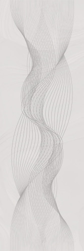 Веро Декор серый светлый глянцевый обрезной OS\\A362\\14069R 40х120