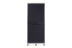 Уличный шкаф TOOMAX 2х дверный глубокий WOODY'S XL (4 полки), антрацит