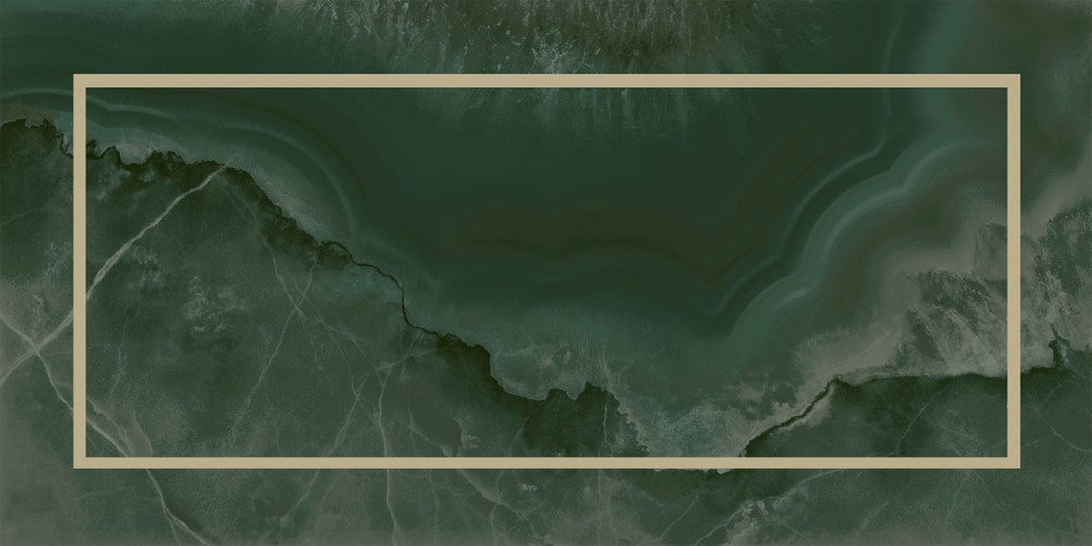 Сеттиньяно Декор зелёный глянцевый OS\\C275\\19077 9,9x20