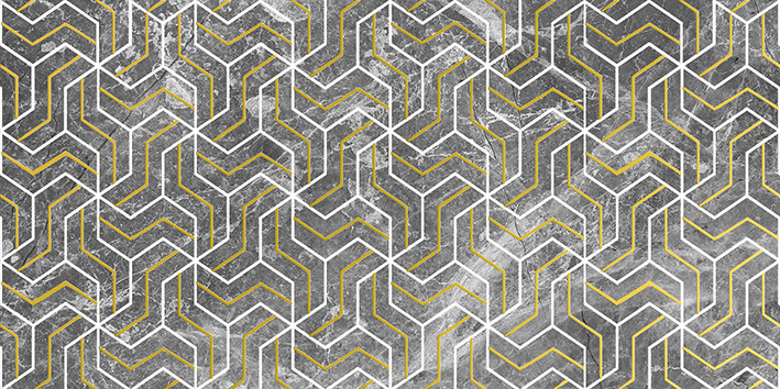 Crystal Fractal Декор серый 30х60