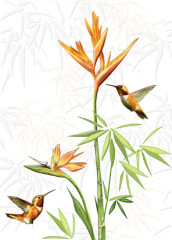 Jungle Декор белый (JU2M052) 25x35