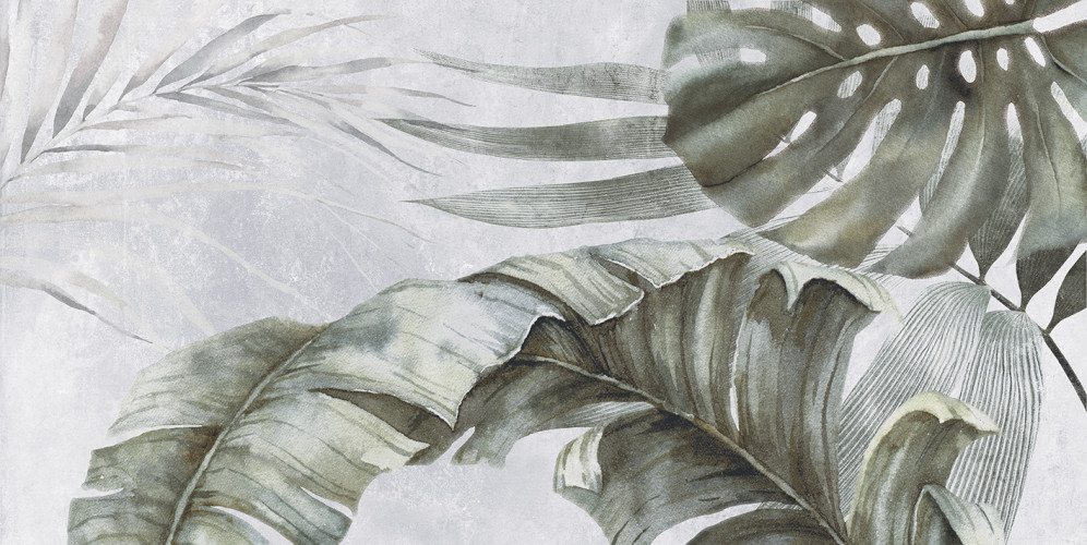 Etnis Плитка настенная светло-серый ботаника 18-00-06-3662 30х60