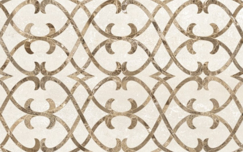 Глория Декор бежевый 01 25х40