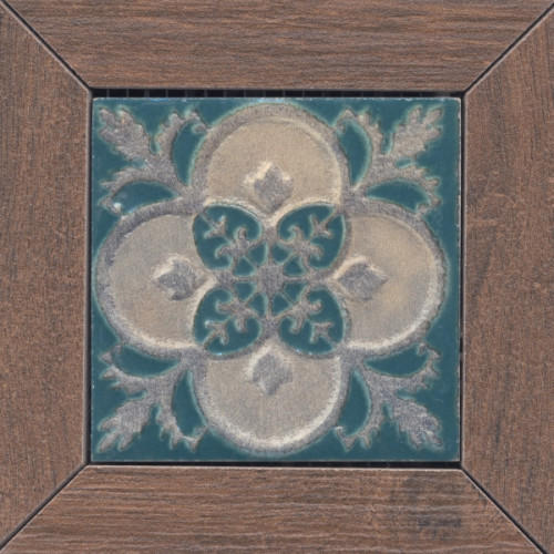 Меранти Вставка беж темный мозаичный ID59 13х13