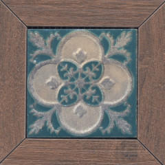 Меранти Вставка беж темный мозаичный ID59 13х13