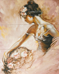 Arabeski venge panno 01 600х750 мм Панно (комплект из 3 шт) - 2 шт.