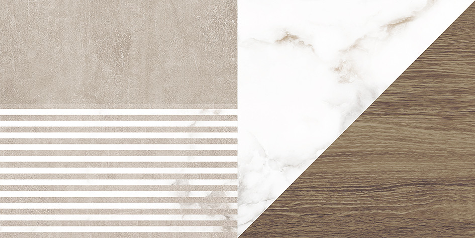 Savage Плитка настенная коричневый узор 34079 25х50