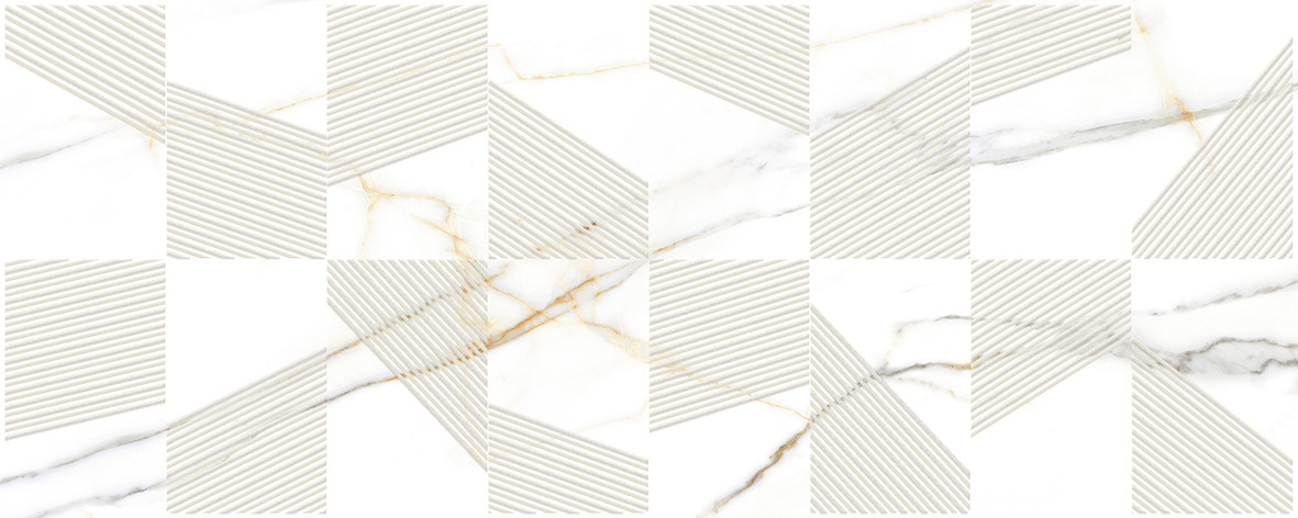 Champagne Mosaic Декор белый 20х50