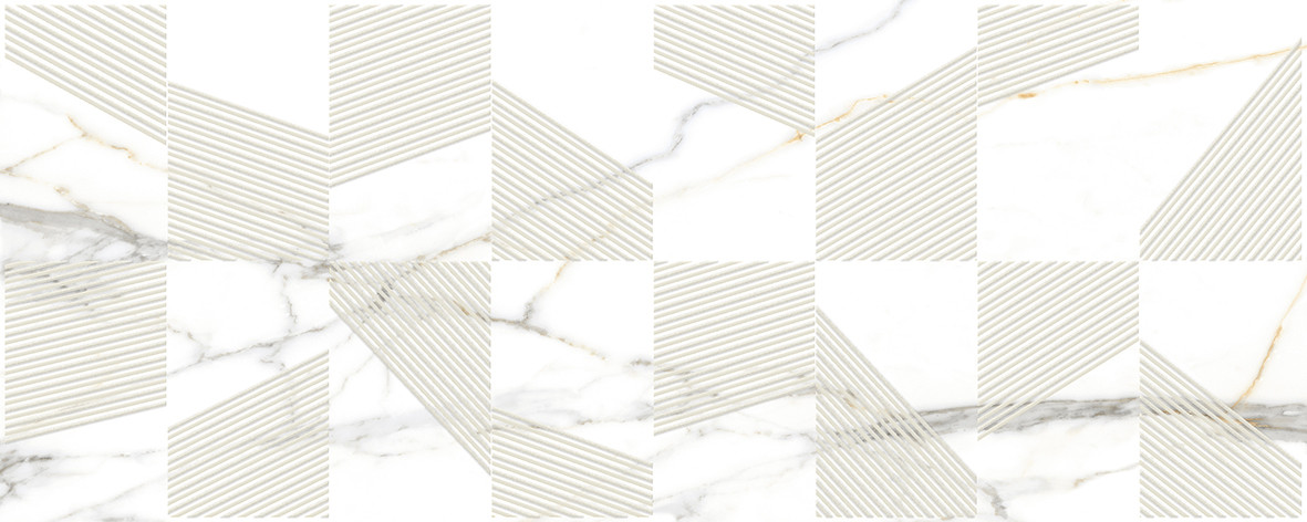 Champagne Mosaic Декор белый 20х50