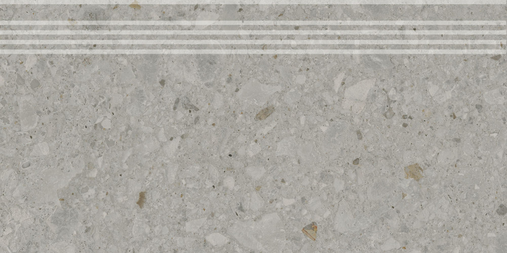 Чеппо ди Гре Ступень серый матовый обрезной DD606020R\\GR 30x60