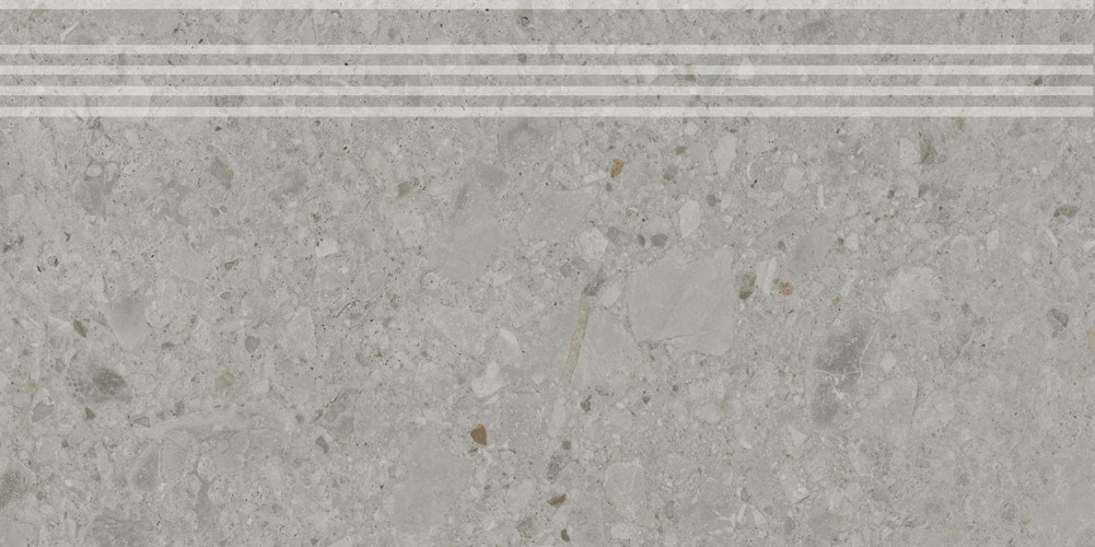 Чеппо ди Гре Ступень серый матовый обрезной DD606020R\\GR 30x60