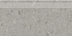 Чеппо ди Гре Ступень серый матовый обрезной DD606020R\\GR 30x60