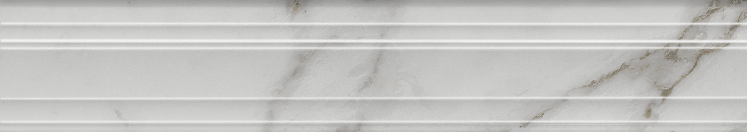 Монте Тиберио Бордюр Багет бежевый светлый глянцевый обрезной BLF025R 40x7,3