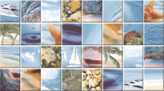 Dec Mozaic Sea Декор КВС16MozaicSea 25х45