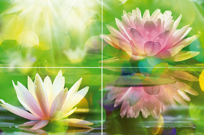 Lotus P4D287 Панно из 4-х плиток 60х40