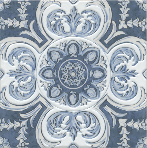 Алмаш Декор центр cиний HGD\\A510\\SG9174 30х30