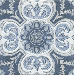 Алмаш Декор центр cиний HGD\\A510\\SG9174 30х30