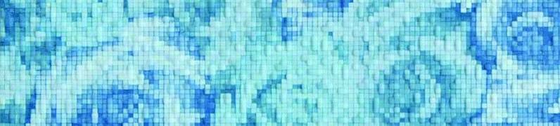 Фьюжн Бордюр голубой 1504-0077 9х40