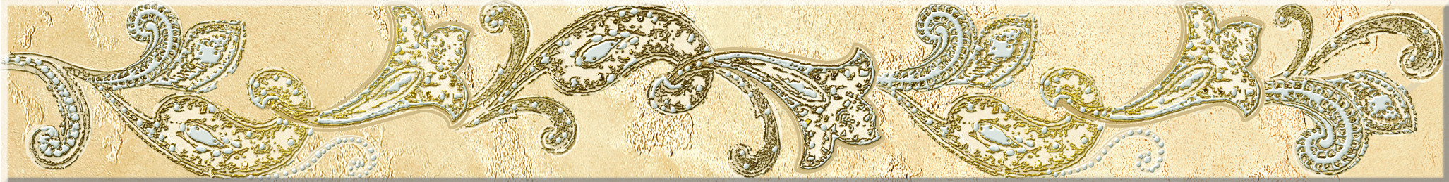 Sfumato Beige Бордюр Paisley - 505x62 мм/39 шт
