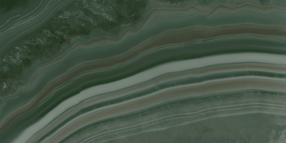 Сеттиньяно зелёный грань глянцевый 19077 9,9x20