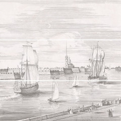 Город на воде Панно SPb из 3-х частей 12108R\\3x\\3F 75х75