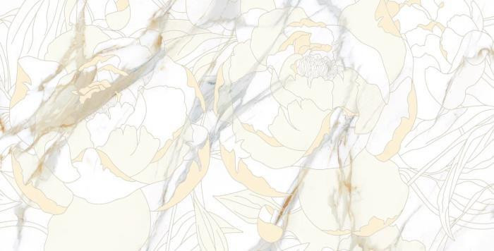 TP3668H2 Плитка настенная Тривия Декор 2 бежевый,глянец 30*60см 1,8м2