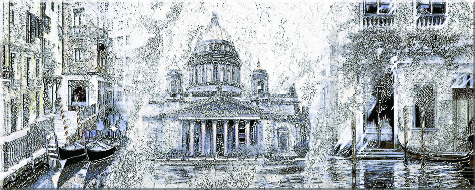 Sfumato Grey Декор Vistas 1 - 505x201 мм/13 шт