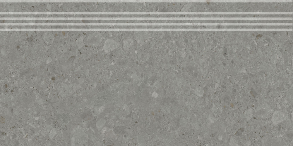 Чеппо ди Гре Ступень серый тёмный матовый обрезной DD606120R\\GR 30x60