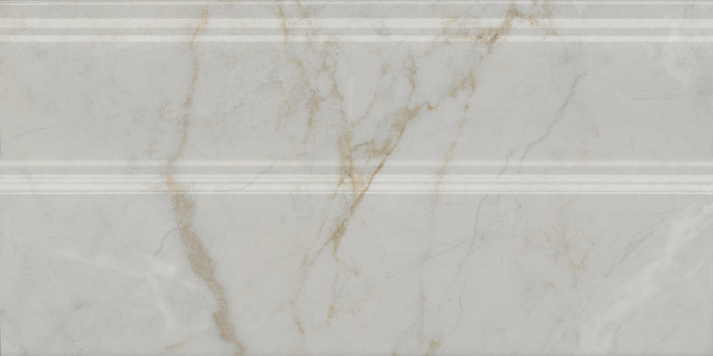 Серенада Плинтус белый глянцевый обрезной FMA030R 30x15