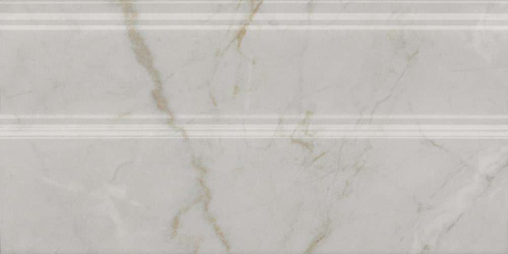 Серенада Плинтус белый глянцевый обрезной FMA030R 30x15