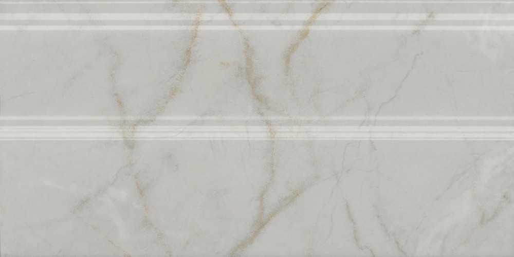 Серенада Плинтус белый глянцевый обрезной FMA030R 30x15