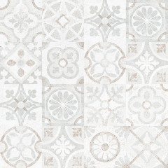 Сонора 7Д Керамогранит серый пэчворк 50х50