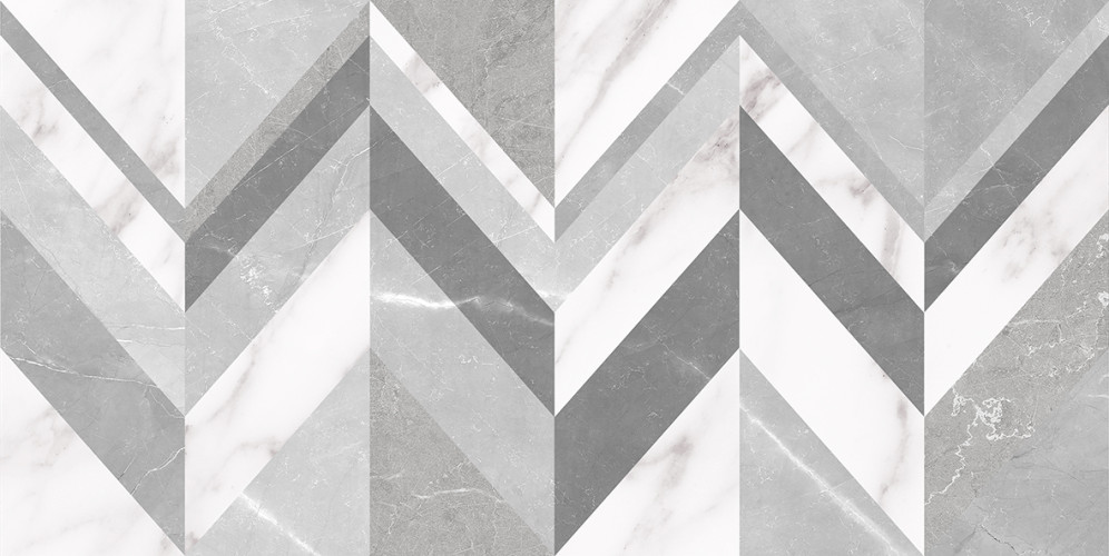 Venus Плитка настенная серый узор 08-00-06-2681 20х40